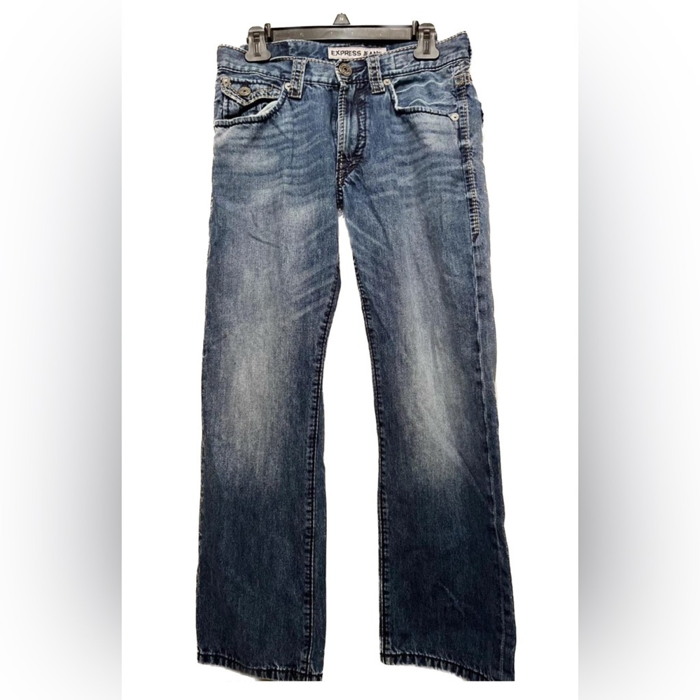 VINTAGE LOW RISE BOOTCUT JEANS